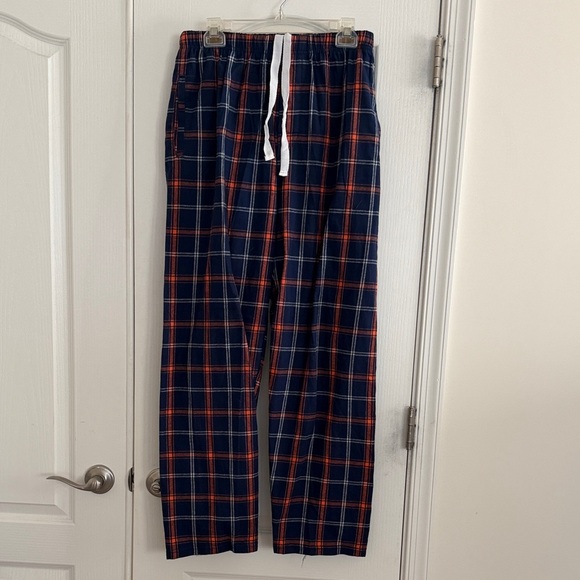 boxercraft Other - Boxercraft Mens Harley Flannel Plaid pants in Navy and Orange